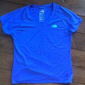 The North Face Violet Womens Workout Lightweight V Neck